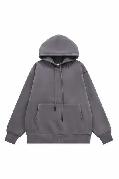 American Style Solid Color 350g Fleece Hoodie