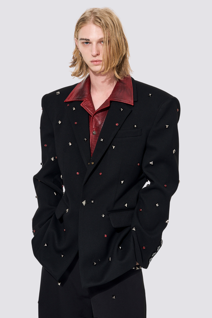 Ash Thread Rivet Button Jacket