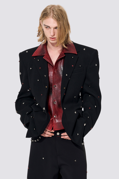 Ash Thread Rivet Button Jacket