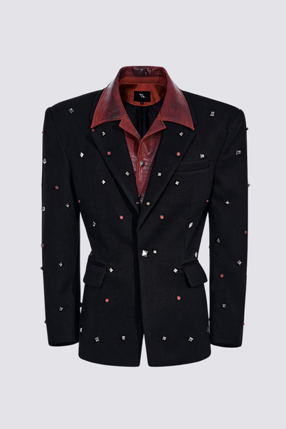 Ash Thread Rivet Button Jacket
