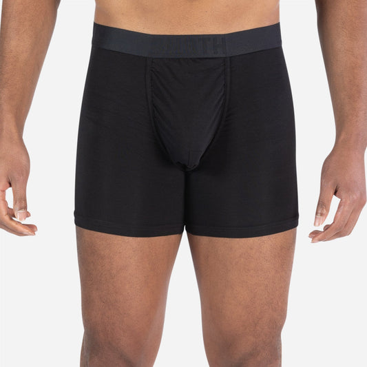 Classic Essentials Boxer Brief : Black/Heather Grey 2 Pack