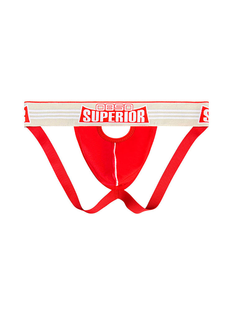 Men's Supportive Fit Sexy Low-Rise Comfy Waistband Stretch Fit Shoulder Straps & Underwear