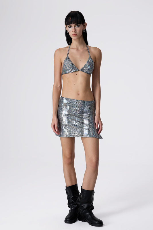 Back Frame Bikini Three Piece Set