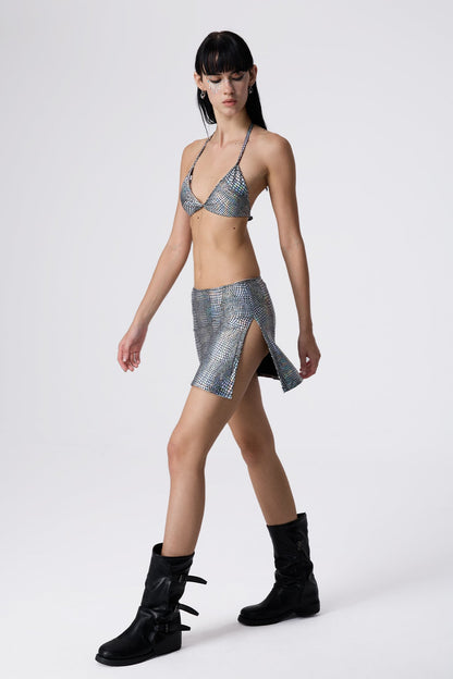 Back Frame Bikini Three Piece Set