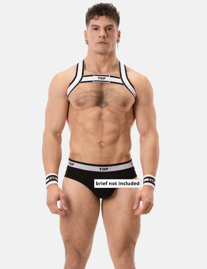 Barcode Berlin Harness TOP White-Black