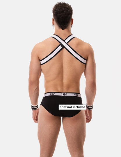 Barcode Berlin Harness TOP White-Black