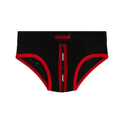 Barcode Berlin Mesh Brief Sicile Black-Red