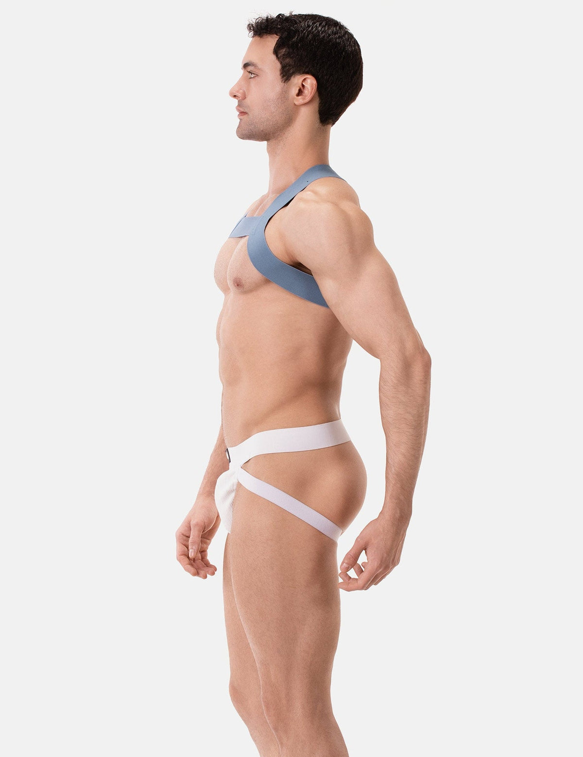 Barcode Berlin Multipack 1x Anton Jock White + 1x Harness Matt Pop Bluebeige