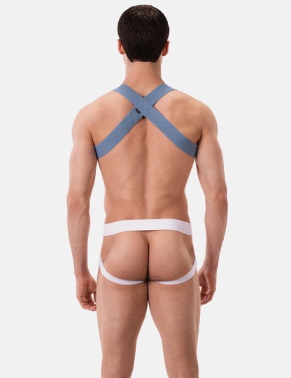 Barcode Berlin Multipack 1x Anton Jock White + 1x Harness Matt Pop Bluebeige