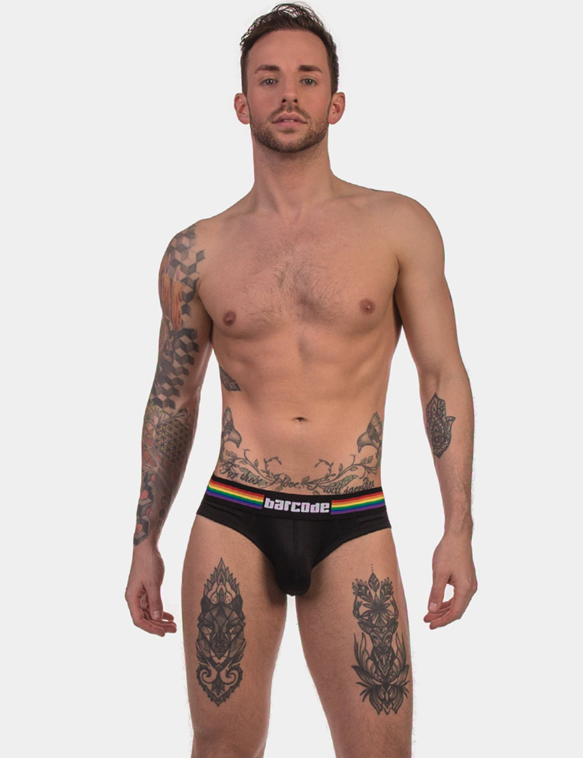 Barcode Berlin Pride Brief Black