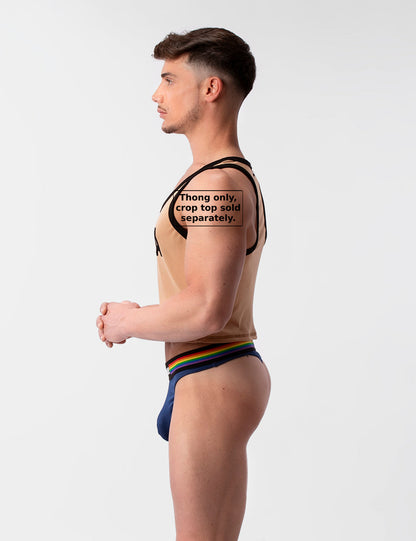 Barcode Berlin Pride Thong Navy