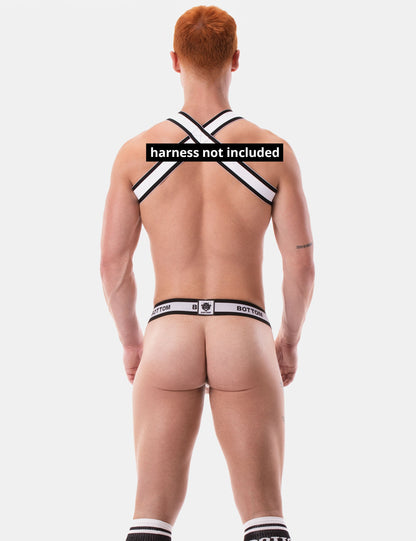 Barcode Berlin Suspender BOTTOM White-Black