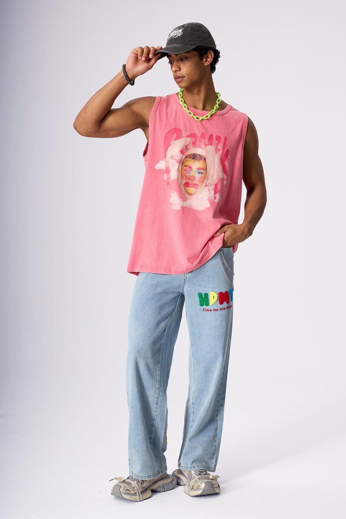 Bare Fit Clown Print Top
