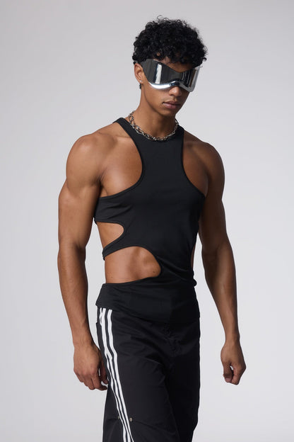 Bare Signal Cutout Tank Top