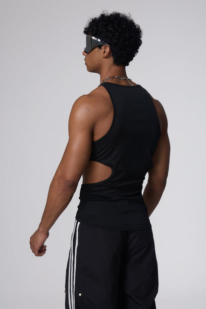 Bare Signal Cutout Tank Top