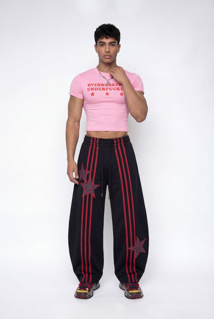 Bare Trace Print Crop Top