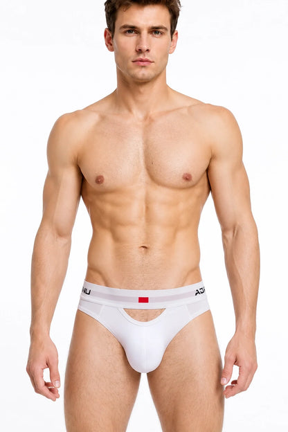 Men’s Sexy Briefs – Hollow Front & Back, Cotton Low Waist