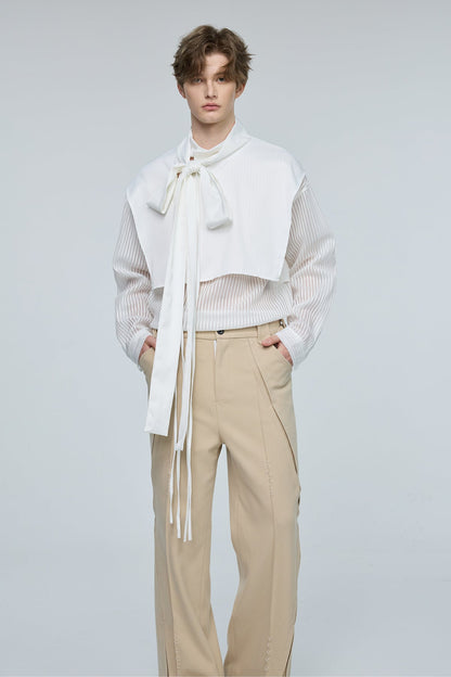 Binary Hue Long Sleeve Stripe Shirt
