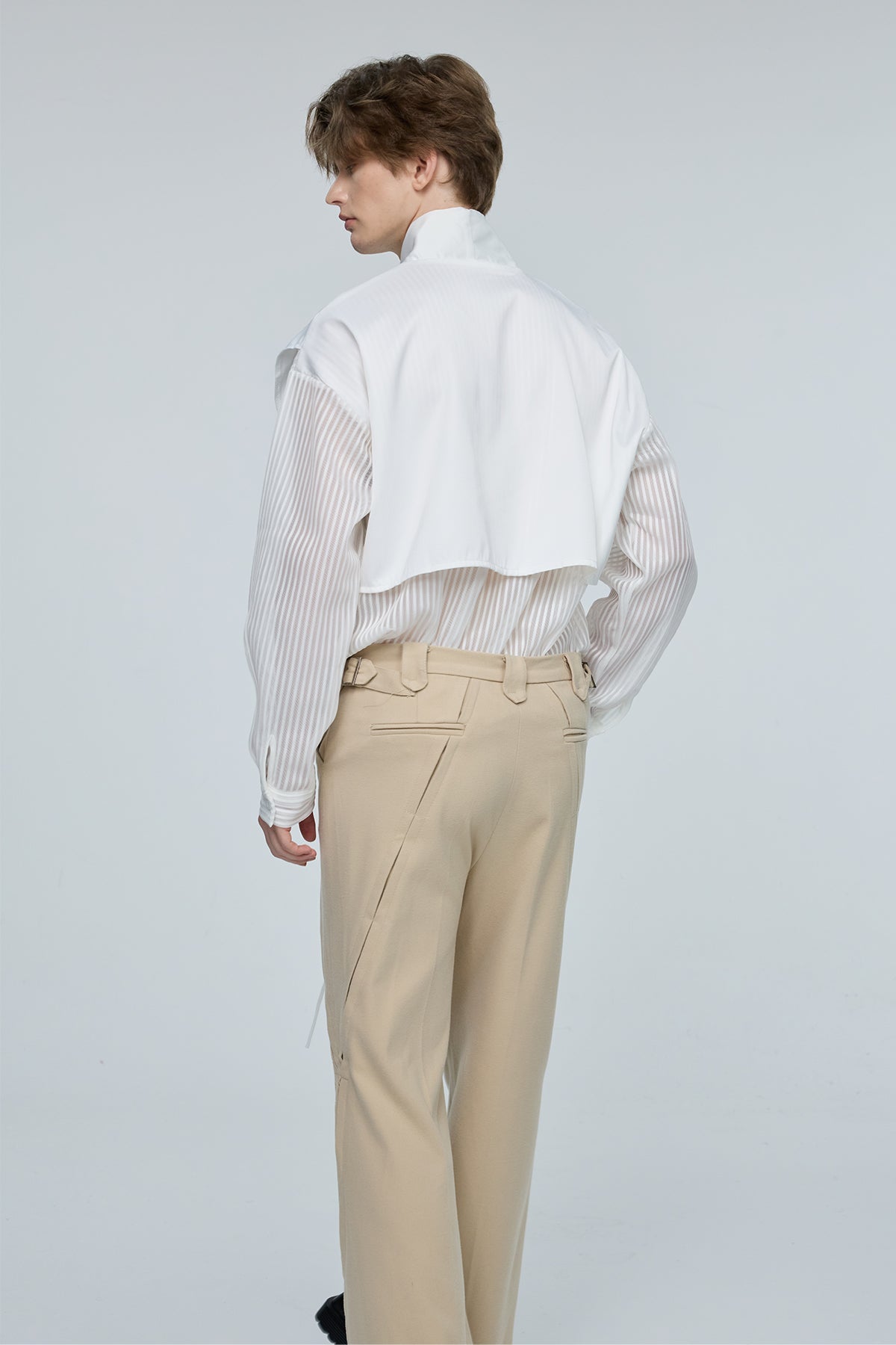 Binary Hue Long Sleeve Stripe Shirt