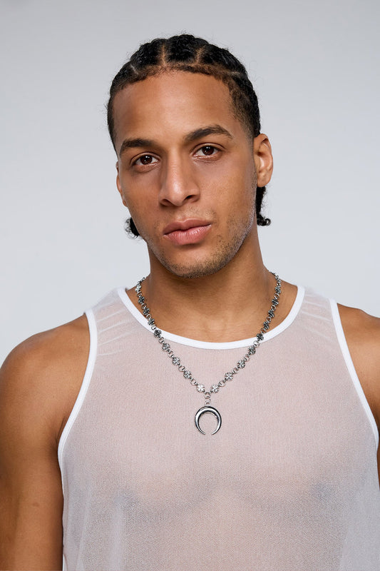 Binary Steel Necklace