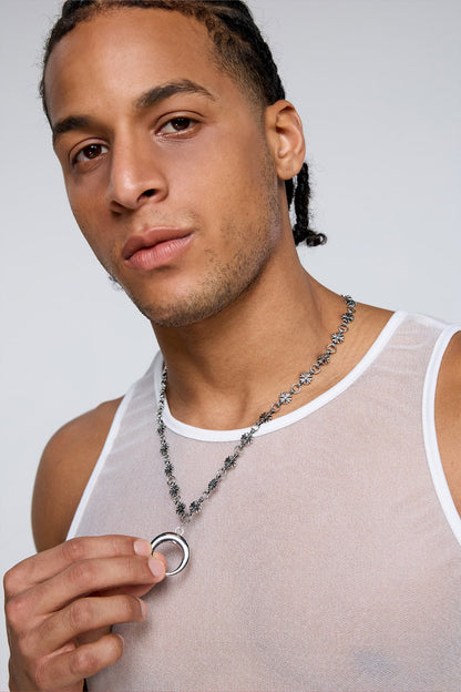 Binary Steel Necklace