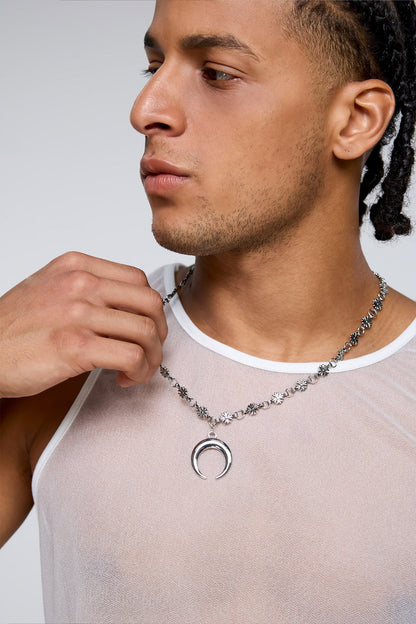 Binary Steel Necklace