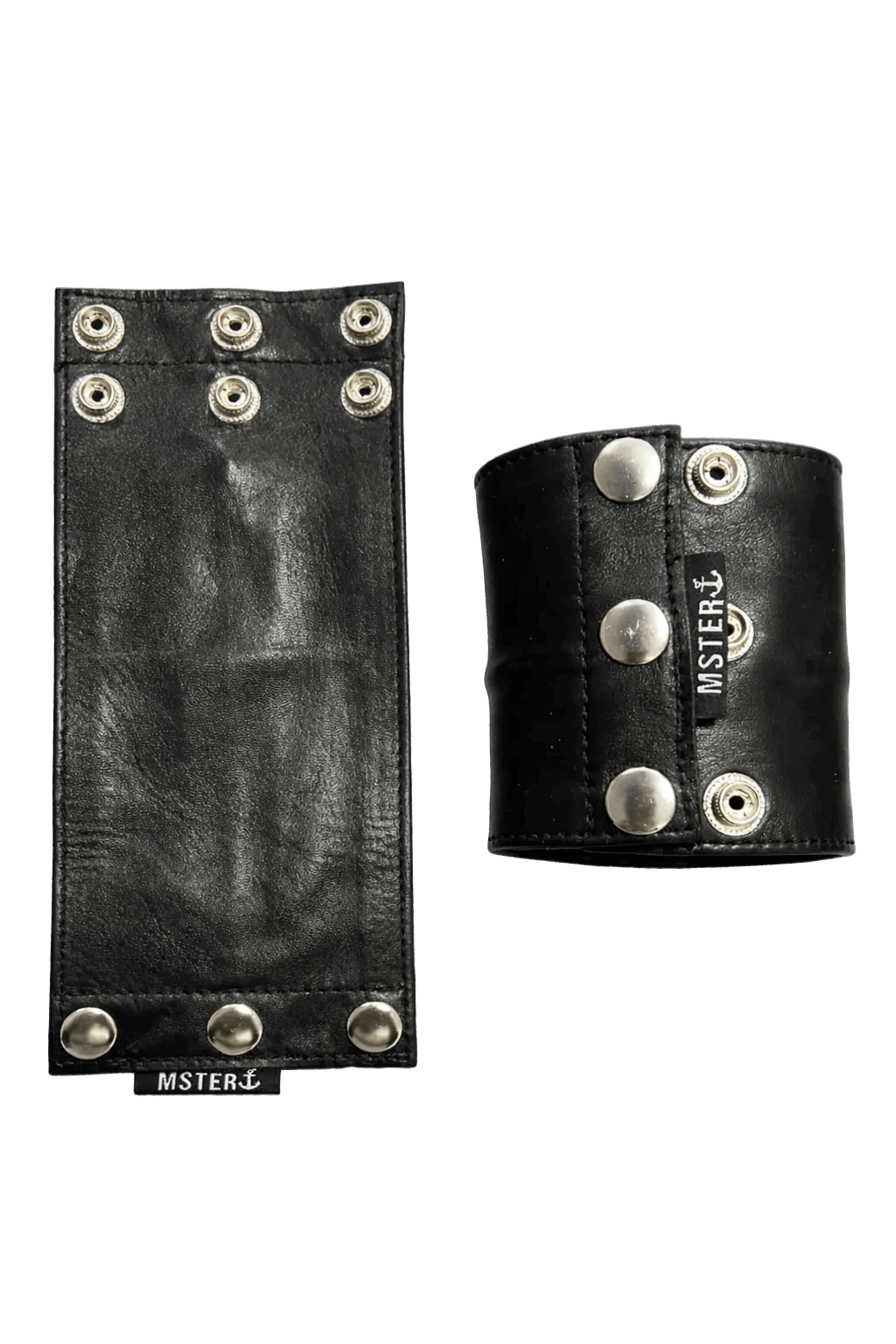 Black Wrist Wallet in Genuine Leather.