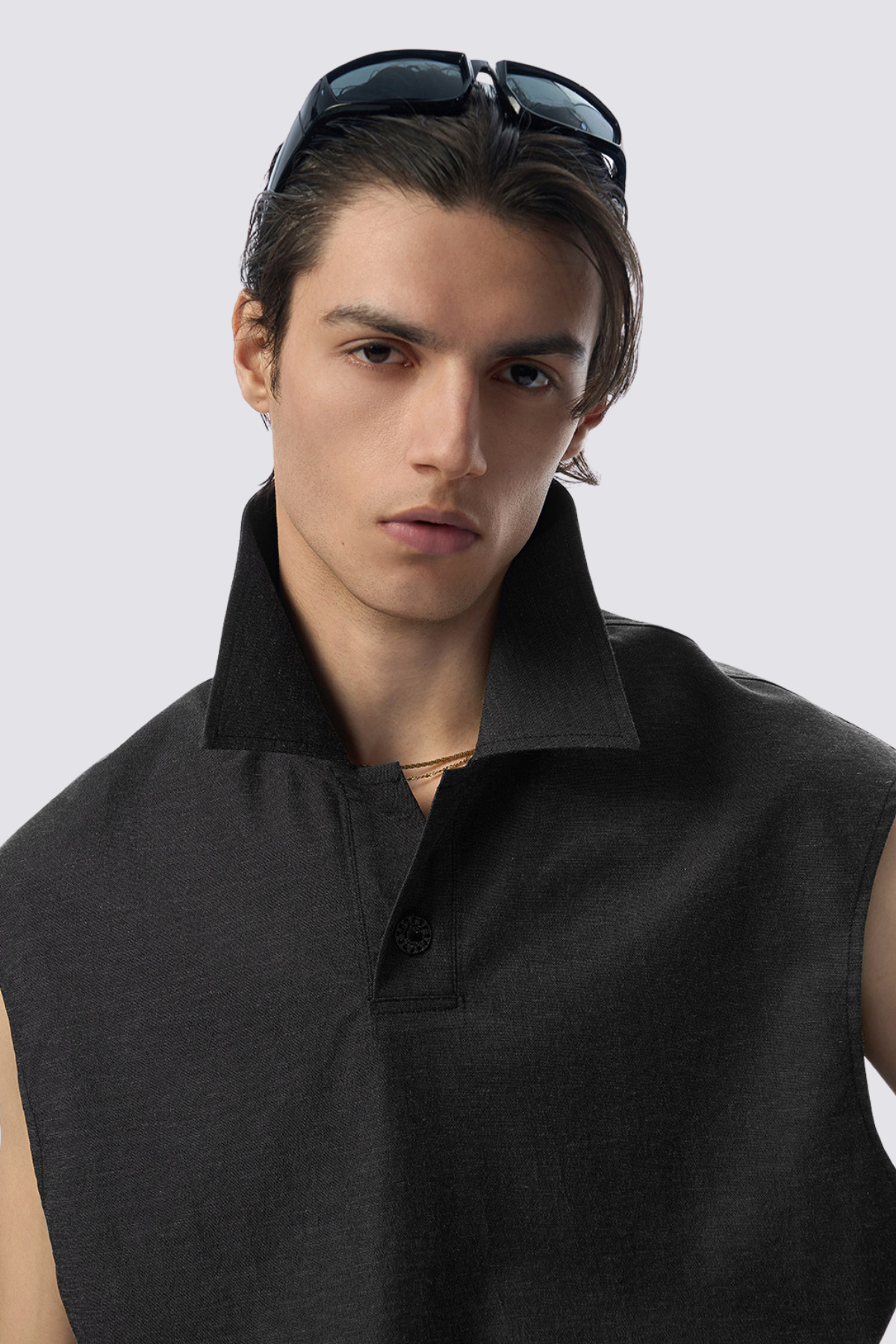 Black Equilibrium Sleeveless Top