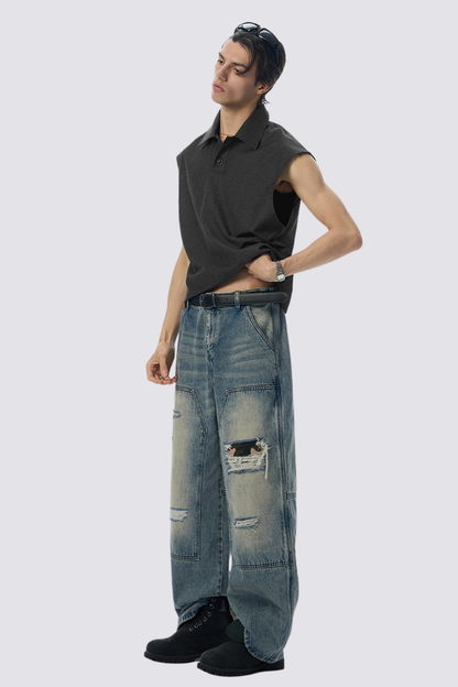 Black Equilibrium Sleeveless Top