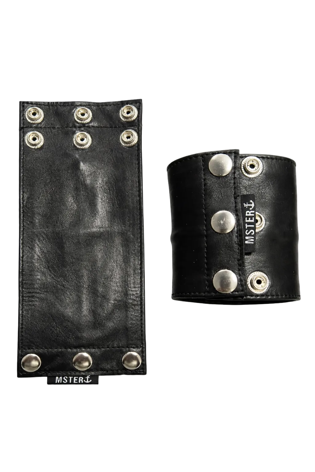 Black Wrist Wallet in Genuine Leather.