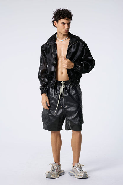 Blank Horizon Metallic Jacket