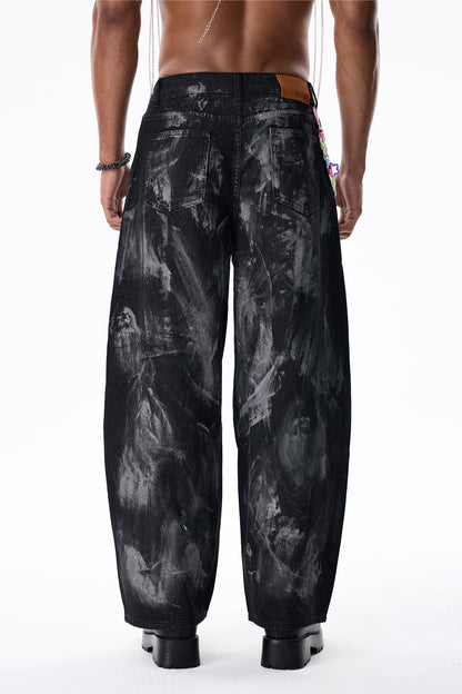 Blaze Light Straight Bleach Dye Jeans