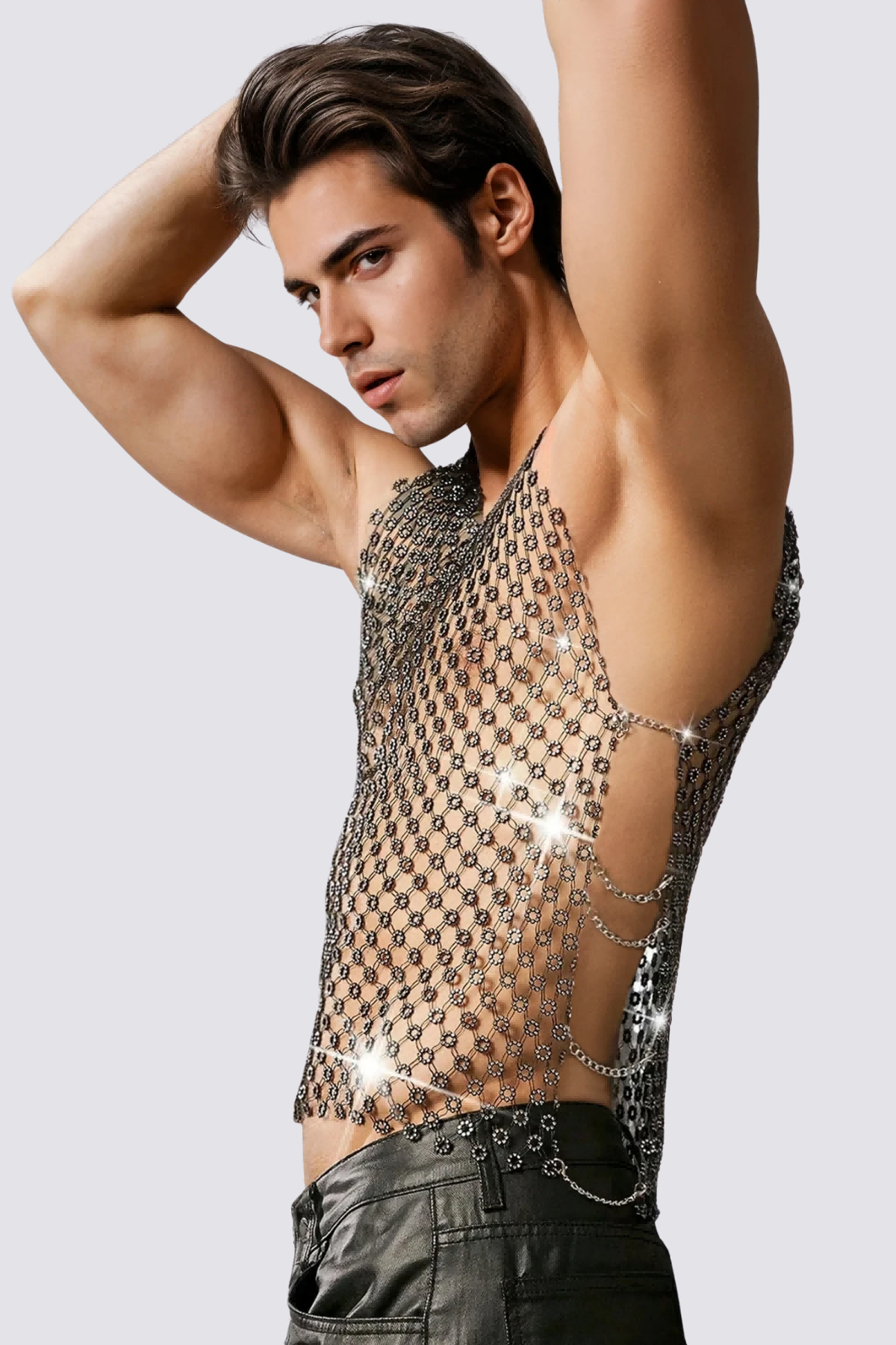 Bling Ray Cutout Top