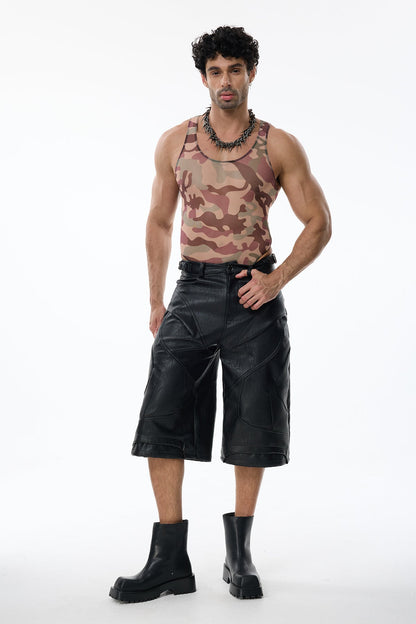 Bold Unity Camouflage Print Bodysuit