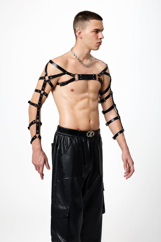 Bound Edge Leather Armband