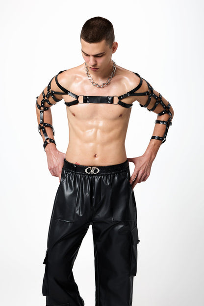 Bound Edge Leather Armband