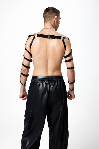 Bound Edge Leather Armband