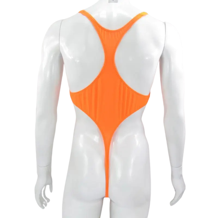 Bright Lights Big Package Men's Neon Bodysuit