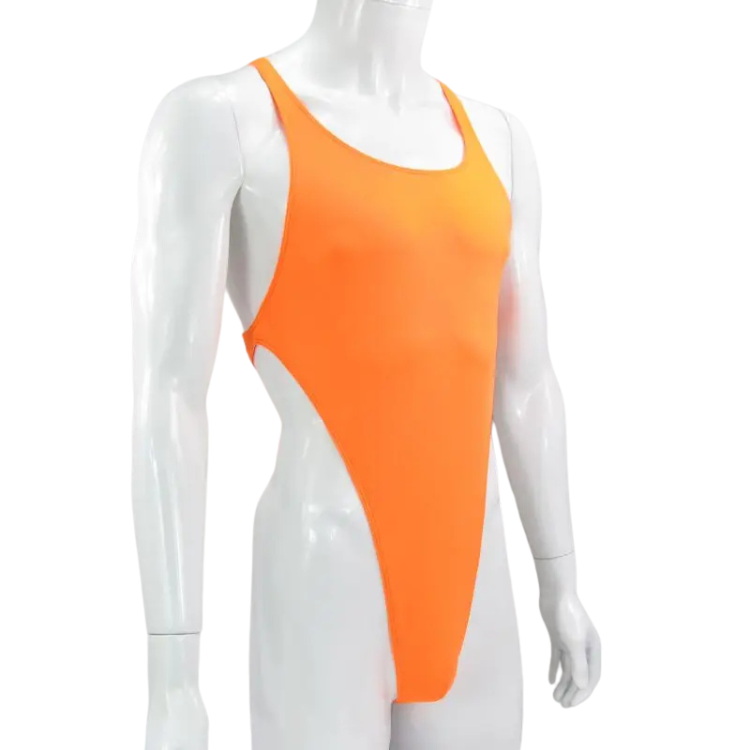 Bright Lights Big Package Men's Neon Bodysuit