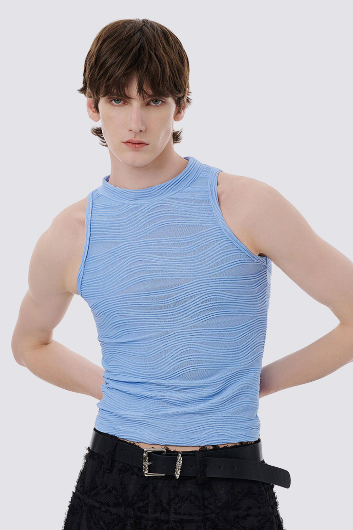 Broken Symmetry Sleeveless Top
