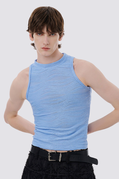 Broken Symmetry Sleeveless Top
