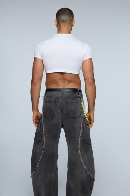 Brutal Icon Print Crop Top