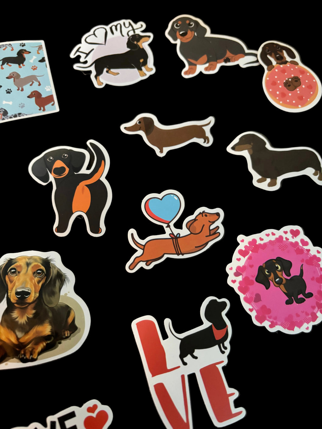 Dachshund Stickers 20 Pack