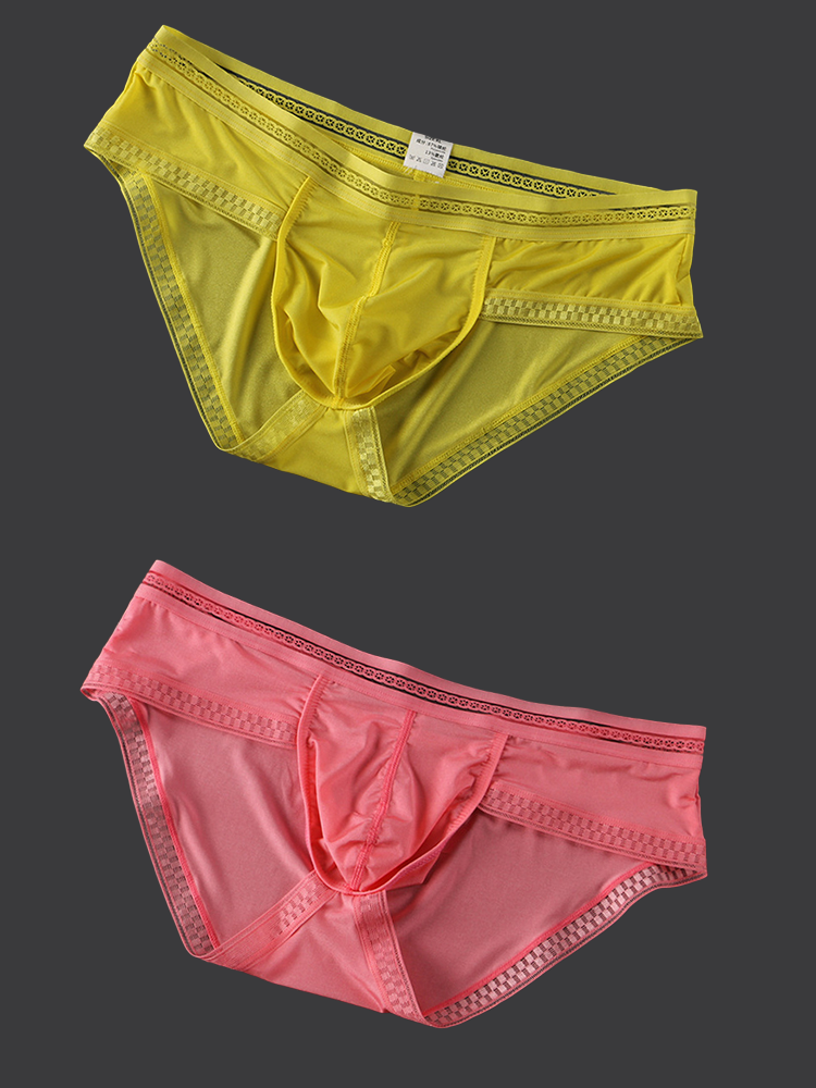 Men's Sexy Hollow Low-rise Briefs