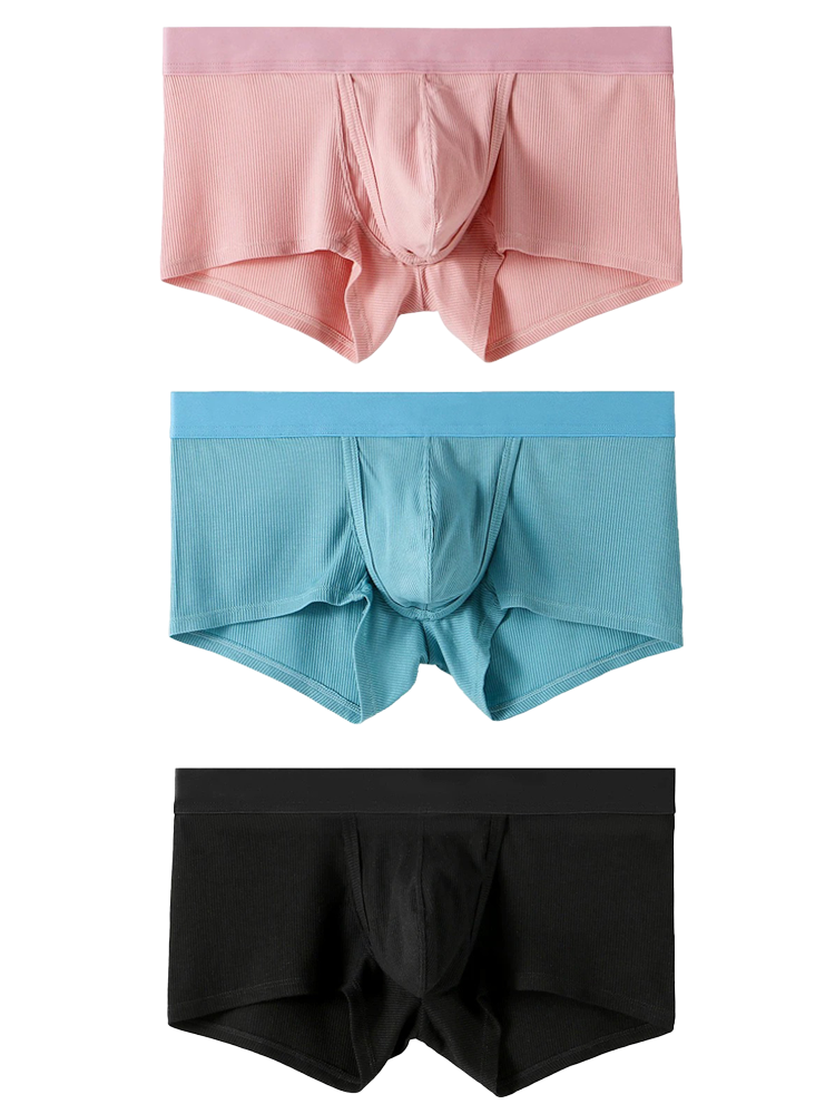 3 Pack Separate Ball Support Pouch Trunks