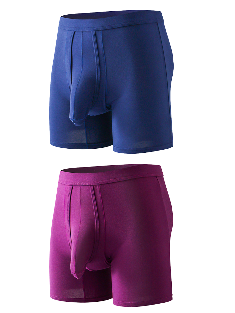 Sexy Separated Ball Pouch Boxer Briefs For Men