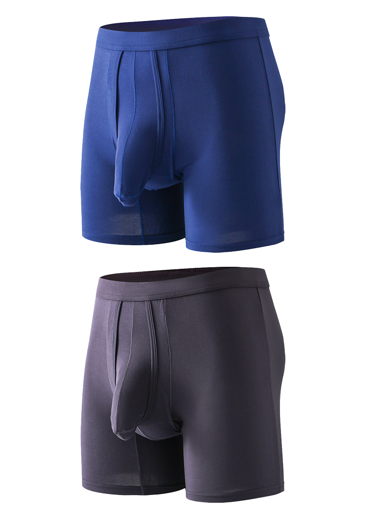 Sexy Separated Ball Pouch Boxer Briefs For Men