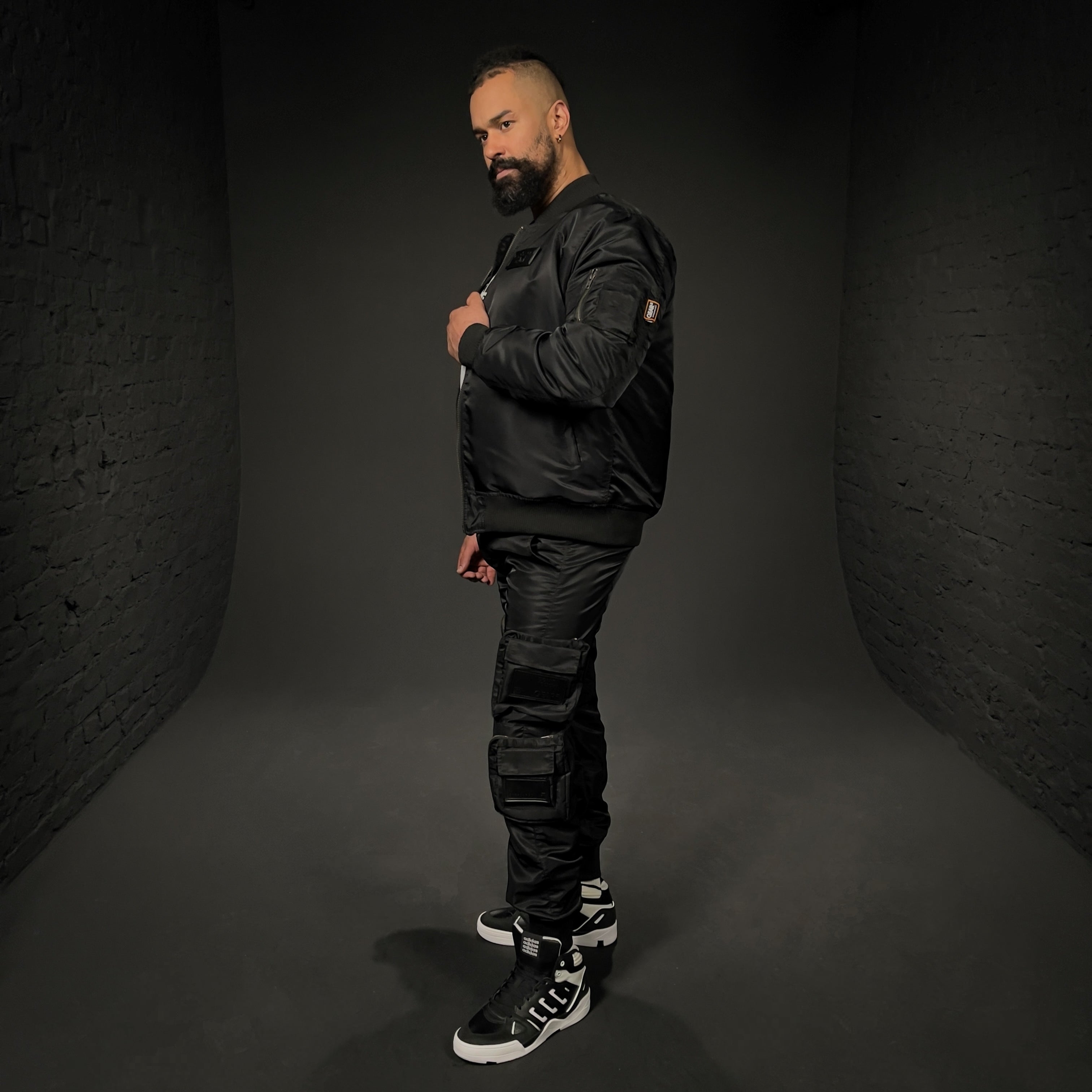 CARGO PANT NYLON BLK