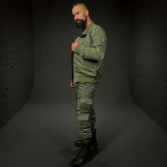 CARGO PANT NYLON HACKNEY GREEN