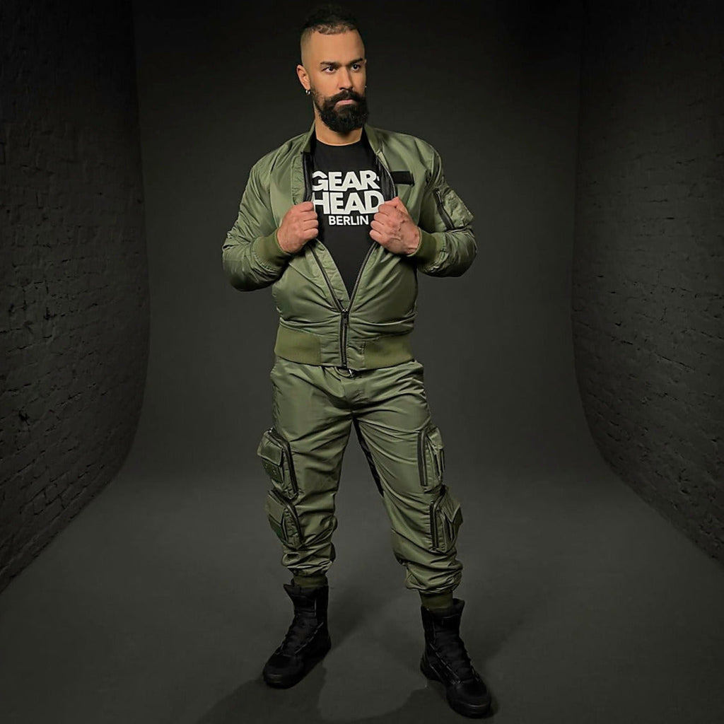 CARGO PANT NYLON HACKNEY GREEN